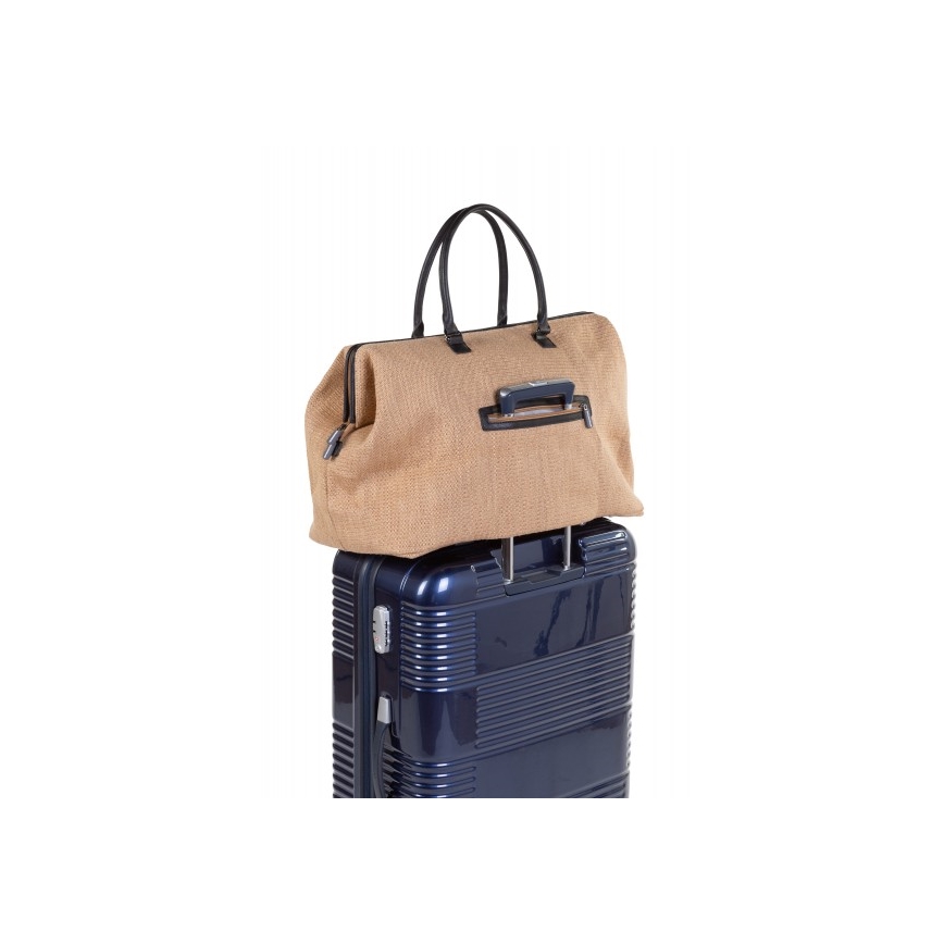 Childhome - Сумка для сповивання MOMMY BAG RAFFIA LOOK бежевий