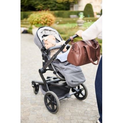 Childhome - Сумка для сповивання MOMMY CLUB LEATHER коричневий