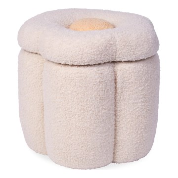 Childhome - Табурет КВІТКА діаметр 35 cm кремовий
