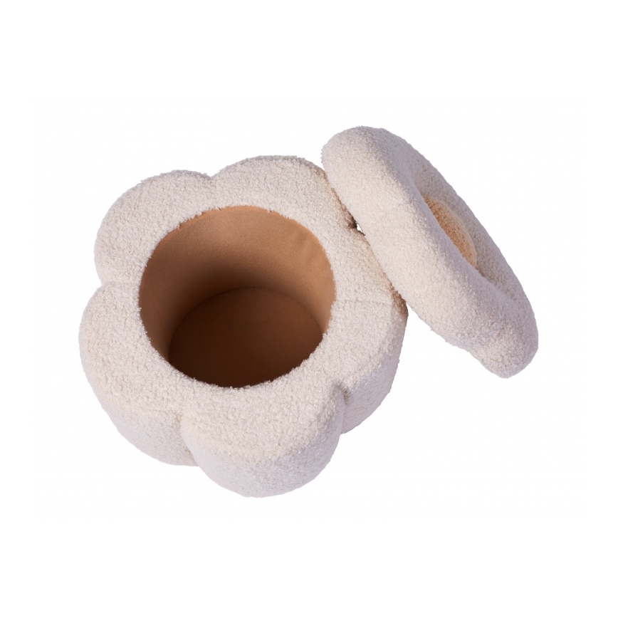 Childhome - Табурет КВІТКА діаметр 35 cm кремовий