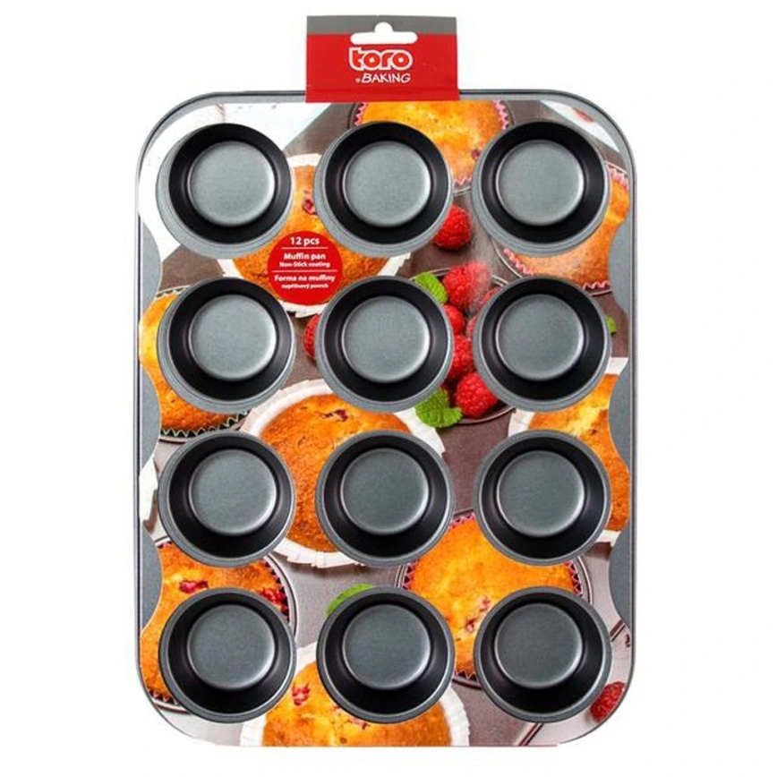 Чорна форма для мафінів TORO