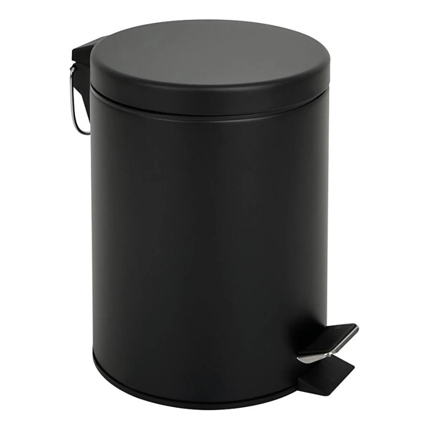 Чорне сміттєве відро 3 л
