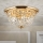 Хрустальный потолочный светильник PLAFOND 6xE27/40W/230V диаметр 47 см золотистый