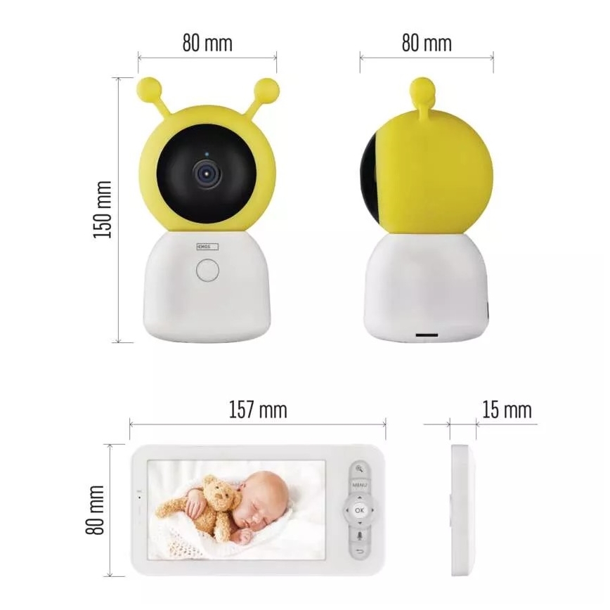 Цифровая видеоняня GoSmart 5V Wi-Fi Tuya