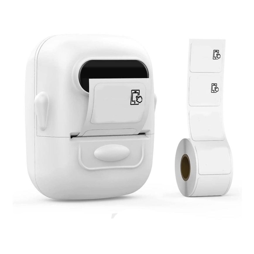 Цифровий принтер етикеток USB-C + самоклеючі етикетки 40x30 мм