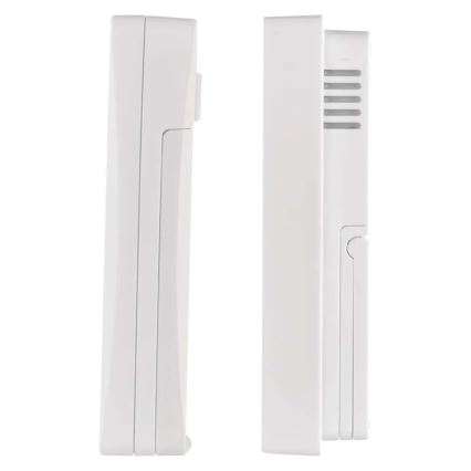 Цифровий термометр з гігрометром 2xAAA білий