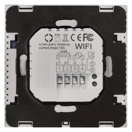 Цифровий термостат для підлогового опалення GoSmart 230V/16A Wi-Fi Tuya