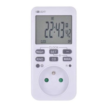 Цифровий тижневий таймер 16A/230V