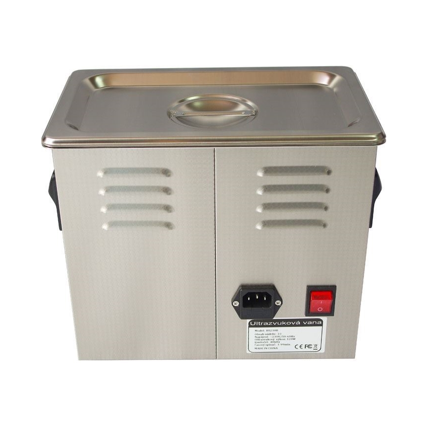 Цифровий ультразвуковий очищувач 120W/230V 3 л