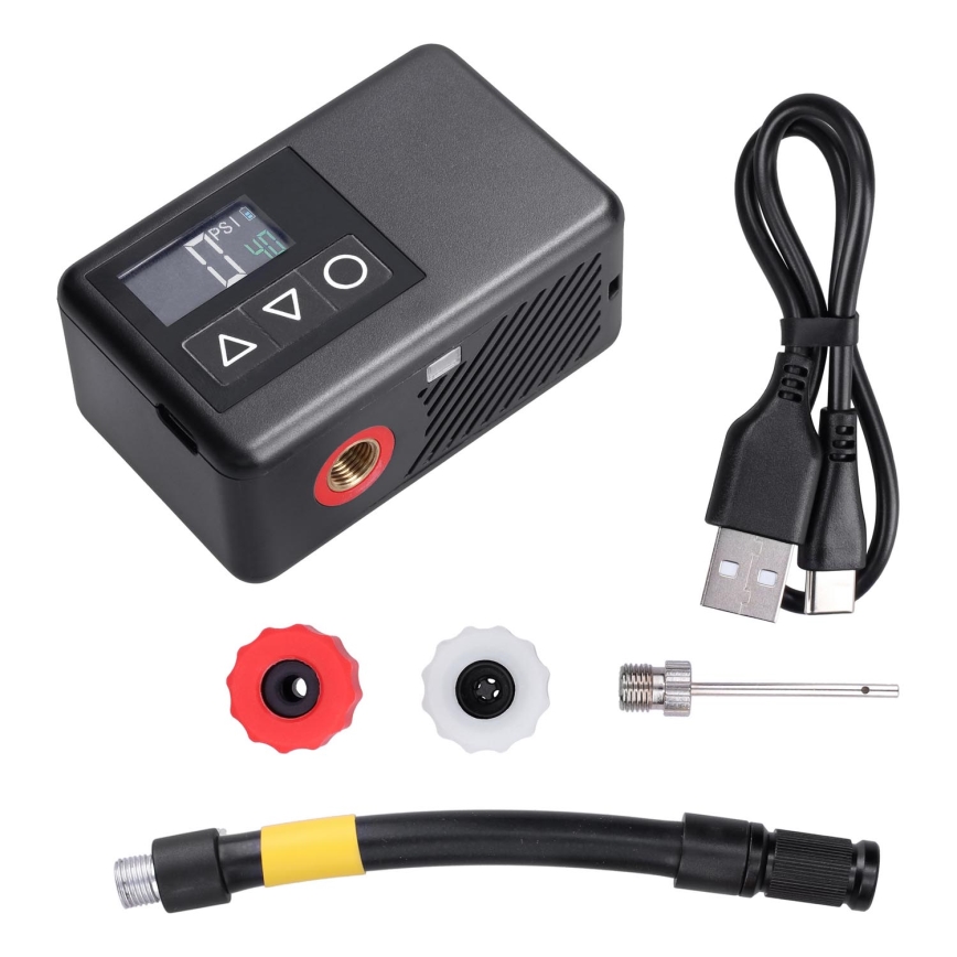 Цифровий кишеньковий компресор 500 mAh 5V чорний