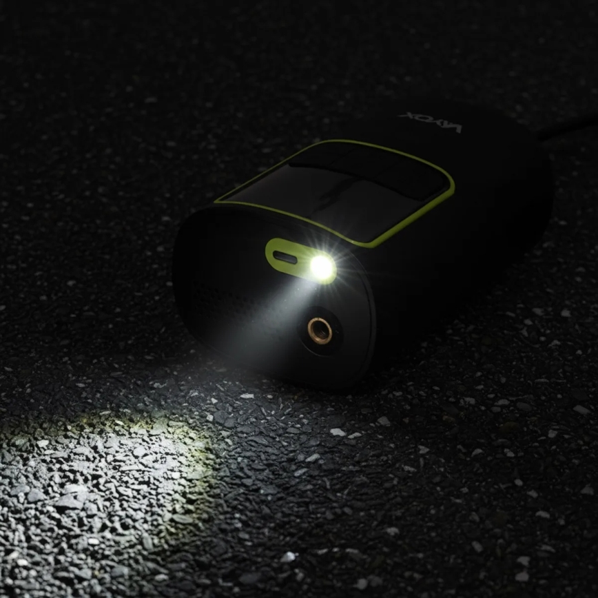 Цифровий кишеньковий компресор 5V 4000 mAh чорний