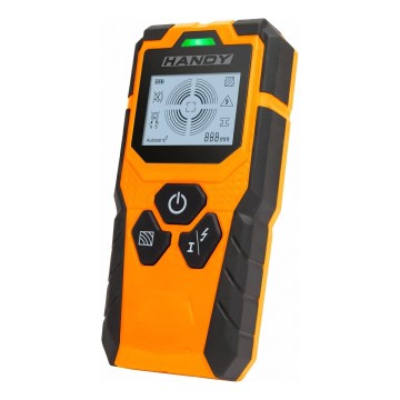 Цифровой многофункциональный детектор 9V 1x6LR61 IP54 оранжевый