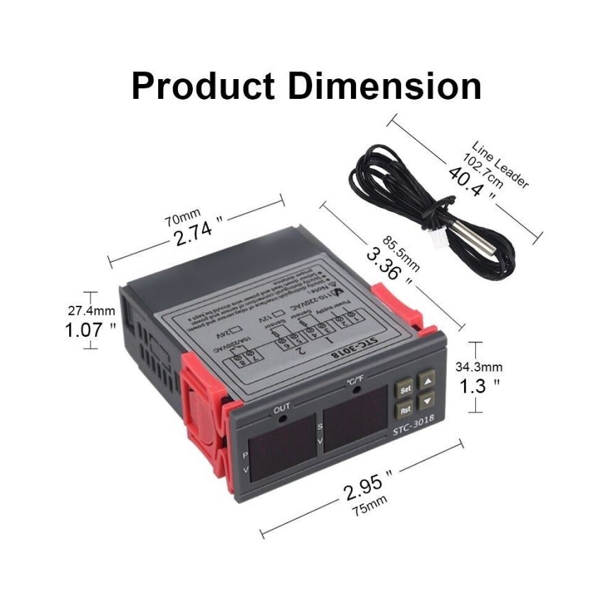 Цифровой термостат 3W/230V