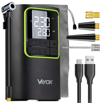 Цифровой карманный компрессор 5V 4000 mAh, чёрный