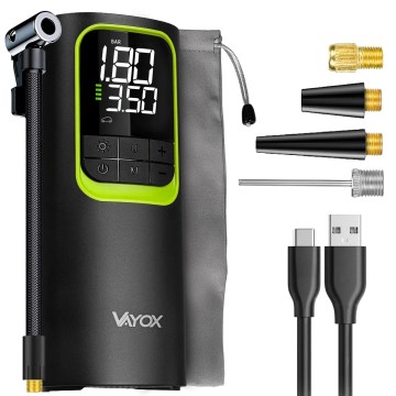 Цифровой карманный компрессор 5V 8000 mAh чёрный