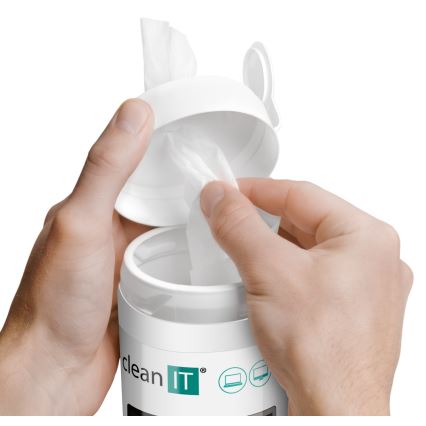 CLEAN IT CL-141 - Вологі серветки для очищення екранів 100 шт.