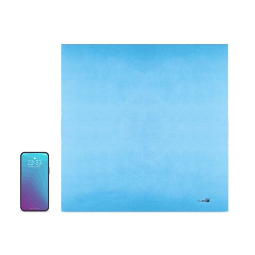 CLEAN IT CL-700 - Салфетка для чистки из микрофибры 40x42 см синий