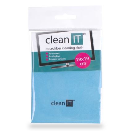 CLEAN IT CL-710 - Серветка для чищення з мікрофібри 19x19 см синій