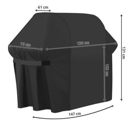 Чохол брезентовий для садового гриля 131x130x75 см