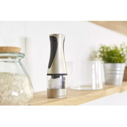 Cole&Mason - Електричний млинок для приправ 2v1 KEW 6xAAA 21 см