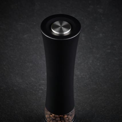 Cole&Mason - Електричний млинок для спецій BURFORD 4xAAA 18 см чорний