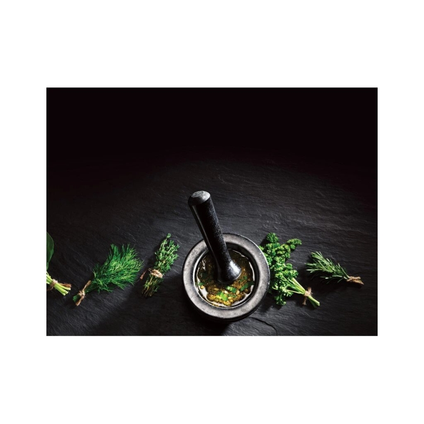 Cole&Mason - Гранитная ступка с пестиком GRANITE диаметр 14 см гранит/черный