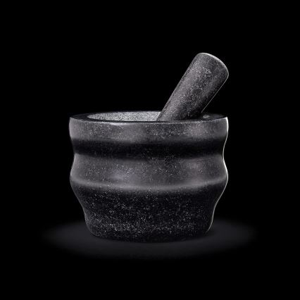 Cole&Mason - Гранитная ступка с пестиком GRANITE диаметр 18 см гранит/черный