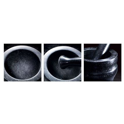 Cole&Mason - Гранитная ступка с пестиком GRANITE диаметр 18 см гранит/черный