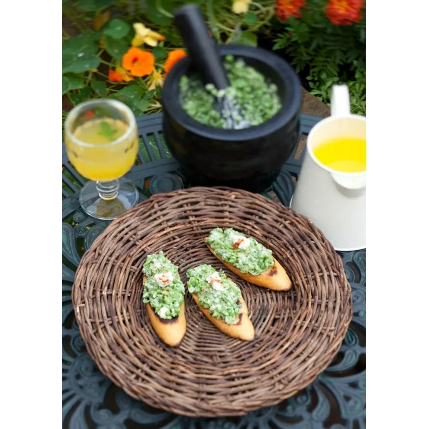 Cole&Mason - Гранитная ступка с пестиком GRANITE диам. 18 см гранит/черный