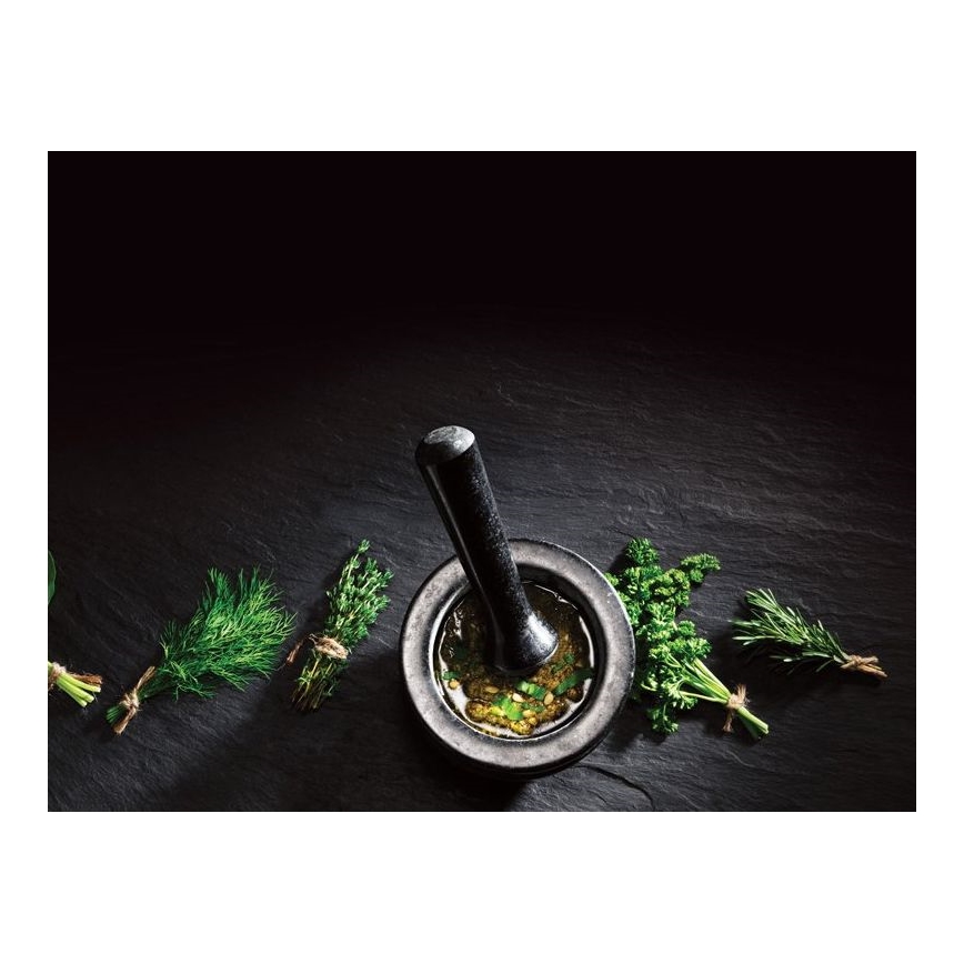 Cole&Mason - Гранитная ступка с пестиком GRANITE диам. 18 см гранит/черный