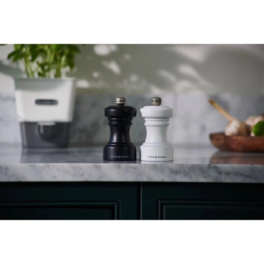 Cole&Mason - Мельница для перца HOXTON 10,4 см бук/матовый черный