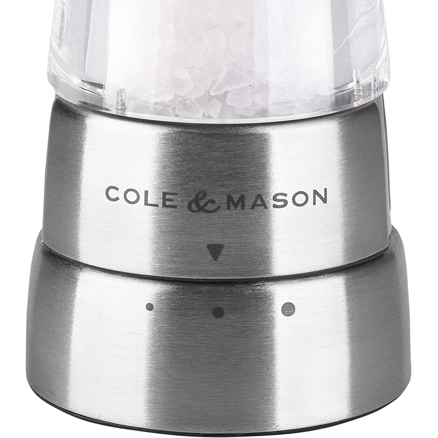 Cole&Mason - Мельница для соли DERWENT 19 см блестящий хром
