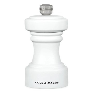 Cole&Mason - Мельница для соли HOXTON 10,4 см бук/матовый белый