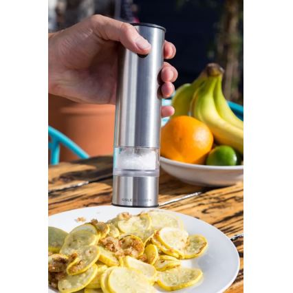 Cole&Mason - Набір електричних млинів для спецій BATTERSEA 2 шт. 6xAAA