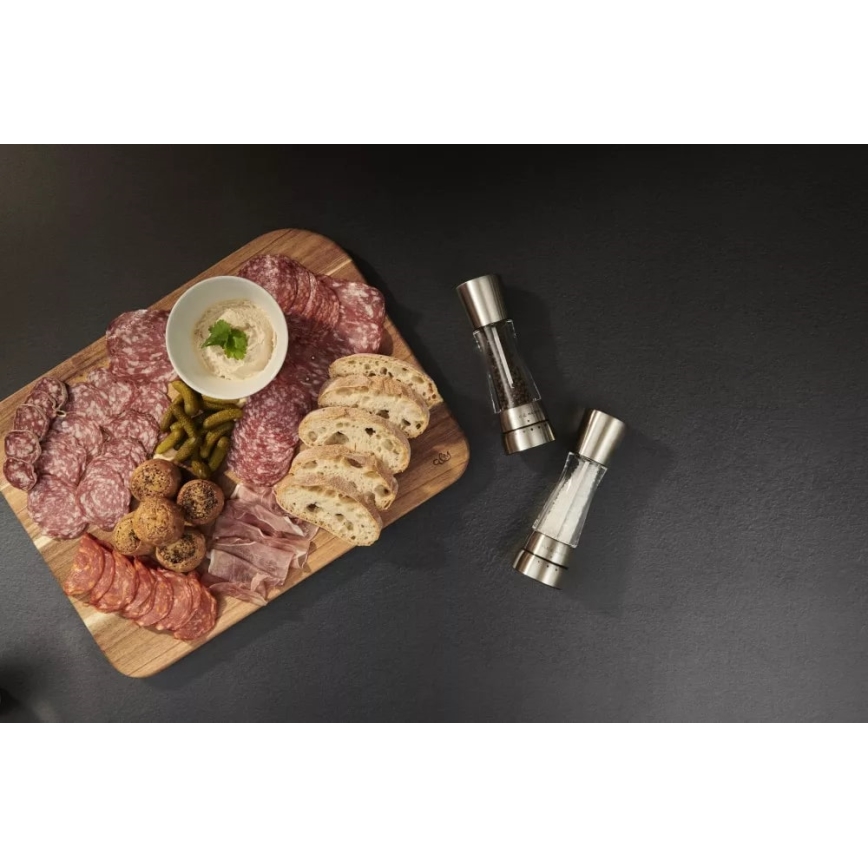 Cole&Mason - Набір млинків для солі та перцю DERWENT 2 шт. 19 см блискучий хром