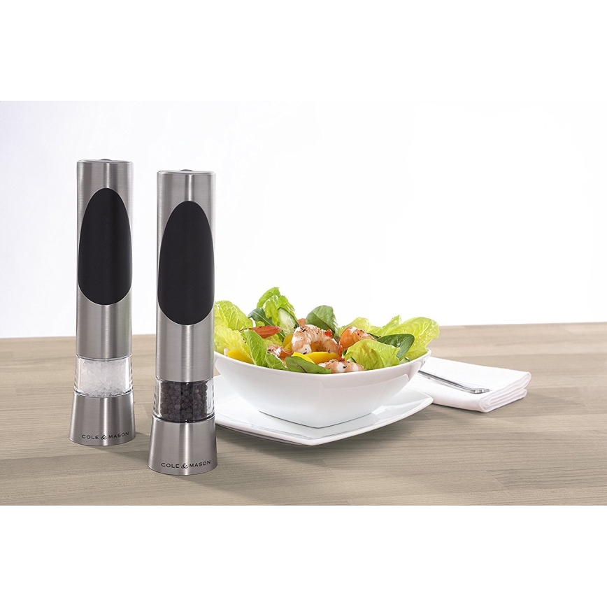 Cole&Mason - Набор электрических мельниц для соли и перца RICHMOND 2 шт. 6xAAA