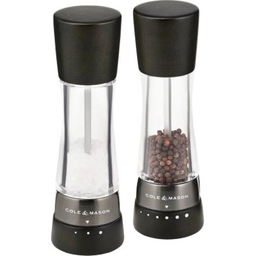 Cole&Mason - Набор мельниц для перца и соли DERWENT 2 шт. 19 см бук/черный