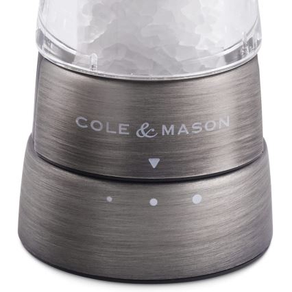 Cole&Mason - Набор мельниц для перца и соли DERWENT 2 шт. 19 см матовый хром