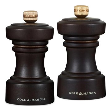 Cole&Mason - Набор мельниц для перца и соли HOXTON 2 шт. 10,4 см бук/коричневый