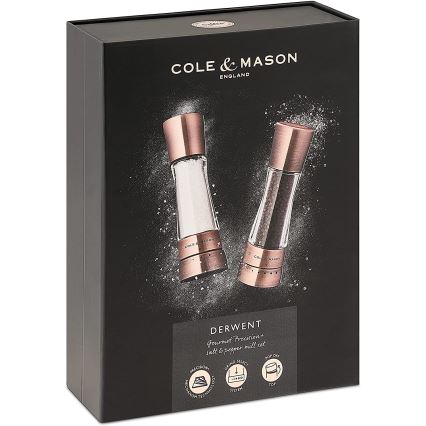 Cole&Mason - Набор мельниц для соли и перца DERWENT 2 шт. 19 см медь