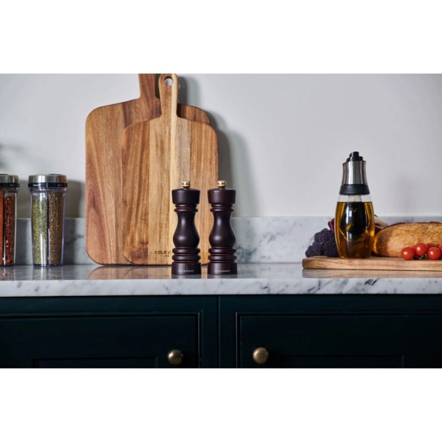 Cole&Mason - Набор мельниц для соли и перца LONDON, 2 шт., 18 см, бук/коричневый