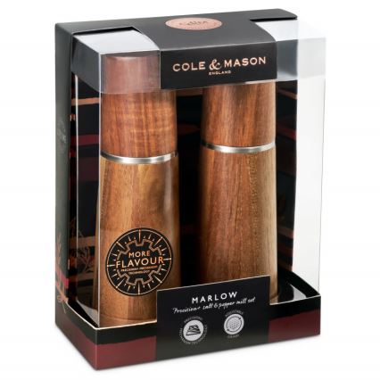 Cole&Mason - Набор мельниц для соли и перца MARLOW акация 2 шт. 18,5 см