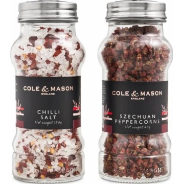 Cole&Mason - Подарочный набор Aromatic соль чили и сычуаньский перец