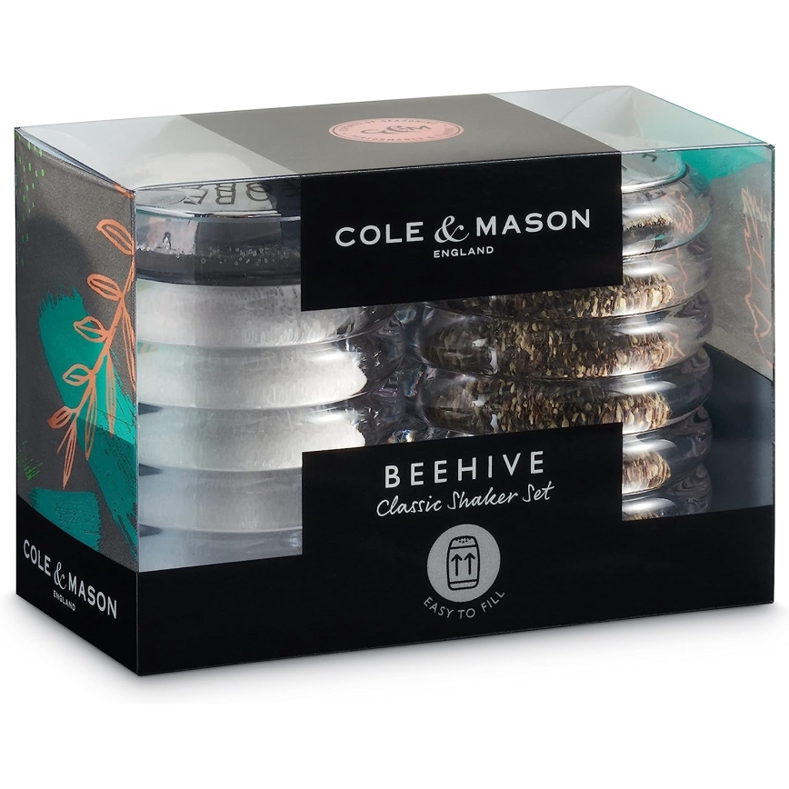 Cole&Mason - Солонка и перечница BEEHIVE 2 шт. 7 см