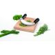Cole&Mason - Кухонна обробна дошка і ніж для зелені 21,5х51,5 см бук