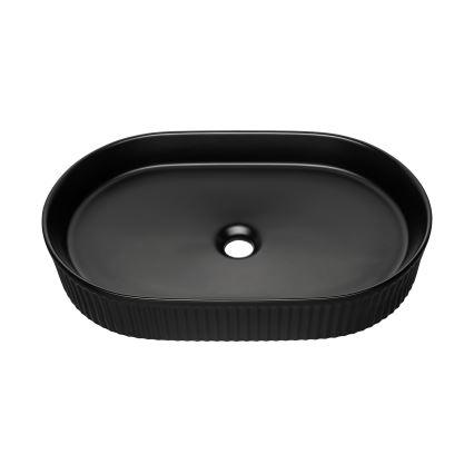 COMAD BEYOND 3 BLACK (E-6531) - Раковина на столешницу BEYOND 56x36 см керамика/матовый черный