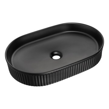 COMAD BEYOND 3 BLACK (E-6531) - Раковина на столешницу BEYOND 56x36 см керамика/матовый черный