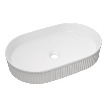COMAD BEYOND 3 WHITE ( E-6531 ) - Умивальник накладний (на стільницю) BEYOND 56x36 см кераміка/глянцевий білий