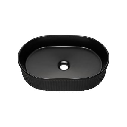 COMAD BEYOND 5 BLACK (E-6564) - Раковина для накладного монтажу BEYOND 48x32,5 см, кераміка/матовий чорний