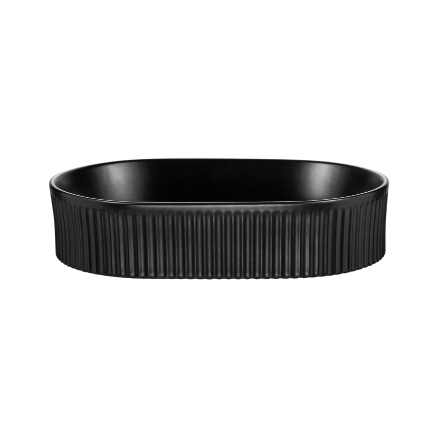 COMAD BEYOND 5 BLACK ( E-6564 ) - Умивальник накладний (на стільницю) BEYOND 48x32,5 см кераміка/матовий чорний